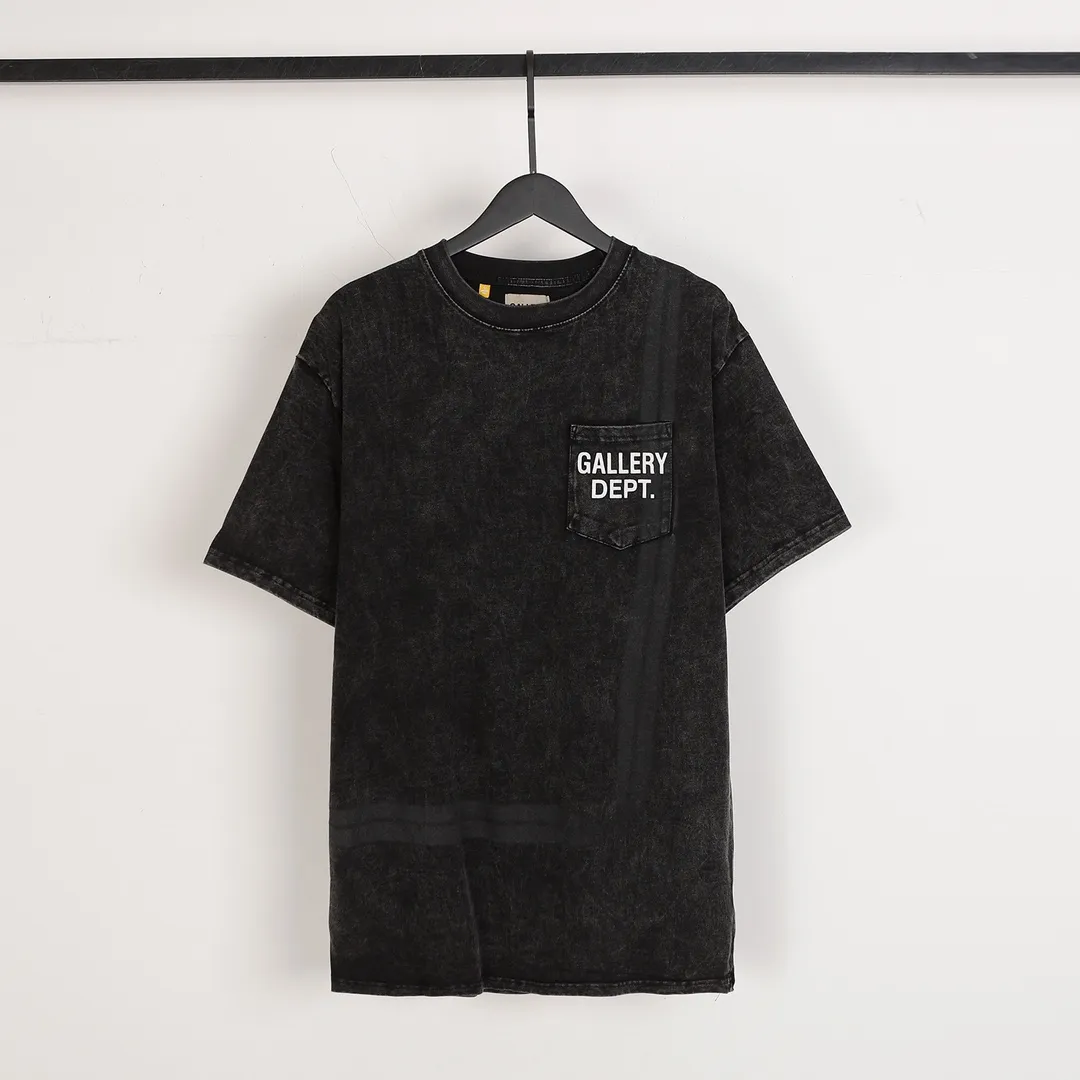 GALLERY.DEPT Summer new short-sleeved model number: D3146#P110 Color: washed black Size: S M L XL